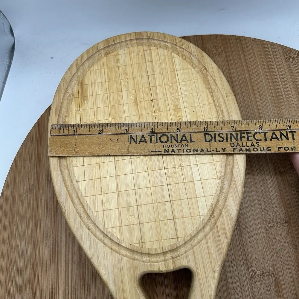 Tennis Racket Shaped Wood Cheese Board Spreaders Set ALTA‎ Sunday Matches